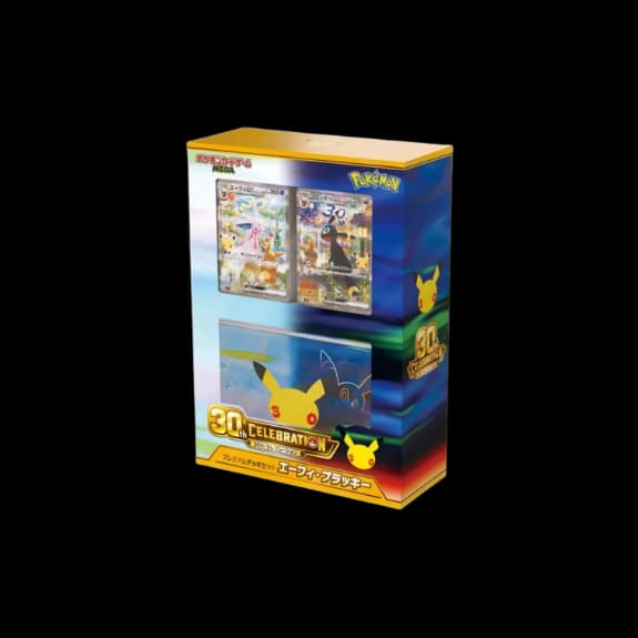 Pokémon 30th Celebration Premium Deck Set – Espeon & Umbreon (Japansk)